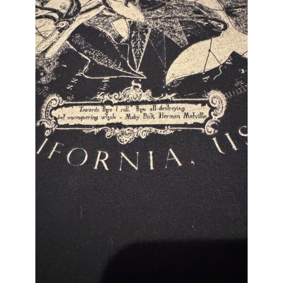 CALIFORNIA CUT APPAREL Moby Dick Tshirt size Large - Picture 4 of 10